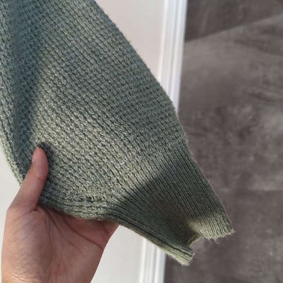 NEW Pink Rose Knit Polo Sweater Short Set Willow Green L leisure fall spring - Picture 6 of 9